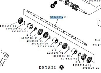 China B020122 01 B020122 Noritsu QSS3201 3202 Minilab Spare Part Roller supplier