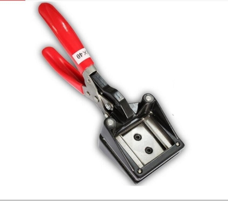 China Square Hand Photo Cutter Aluminium Alloy For Passport Photo 30mm X 40mm supplier