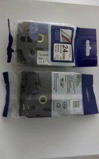 China PUTY 24mm Black On White TZ251 TZe251 TZe 251 TZe-251 Label Brother Tapes Compatible For P-Touch Typewriter supplier