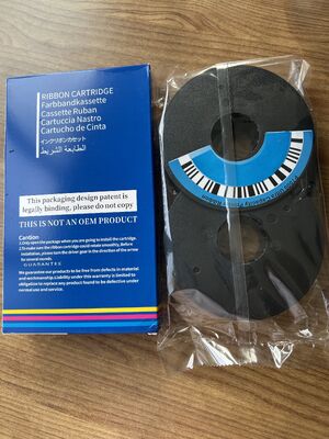 Ribbon Cartridge Nylon Black for OLIVETTI DM 509l DM 524L POWERCART FABRIC RIBBON B0184 improved supplier