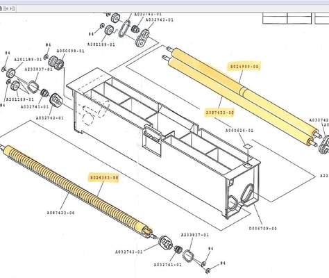 AA074137 A087423 B024363 A078885 A081790 Noritsu QSS29 32 34 75 3701 Minilab Bibulous Roller supplier