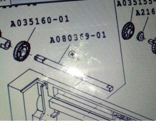 A080369 Noritsu Minilab Spare Part Shaft supplier