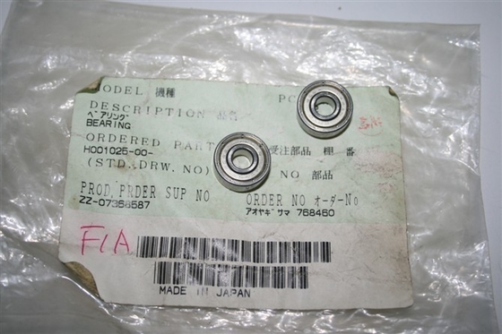 Noritsu minilab bearing H001025 / H001025-00 supplier