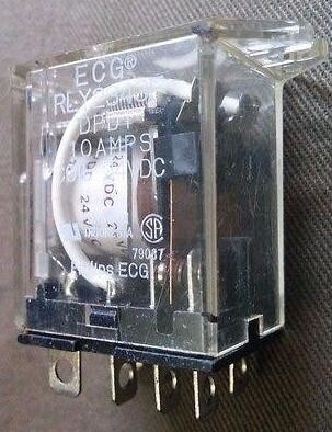 ECG RELAY RLY2343F DPDT 10AMPS COIL 24 VDC NORITSU MINILAB supplier
