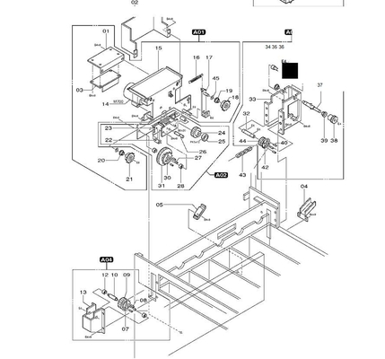 349F0678F 349F0678 Fuji 350 370 355 Minilab Large Size Expulsion Section Plate Rack Side supplier