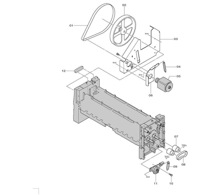 Fuji Frontier 500 550 Digital Minilab Spare Part BELT FLAT 323D1057346 No 06 supplier