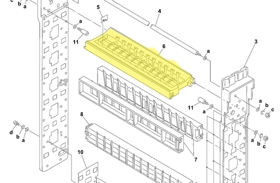 3850A2201B 3850 A2201 3850A2201 3850 A2201B Konica Minilab Evaporation Preventing Cover Assy supplier