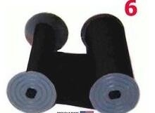 Printing Ribbon for Note-oblong hole on  spool ends to mesh with drive gears. round on other end of spools improved supplier