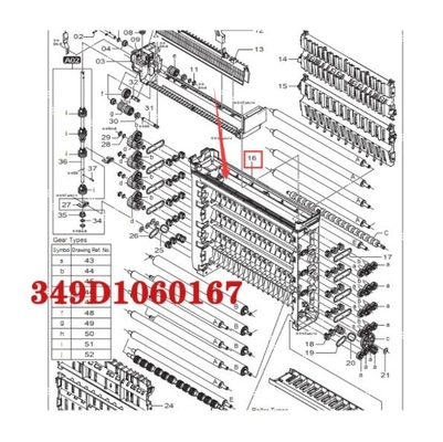 Fuji 550 minilab Plate 349D1060167 / 349D1060167D supplier